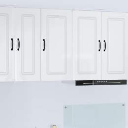 VidaXL Front do zmywarki Kalmar Wysoki połysk biały 40 x 31 x 80 cm