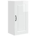 VidaXL Front do zmywarki Kalmar Wysoki połysk biały 40 x 31 x 80 cm