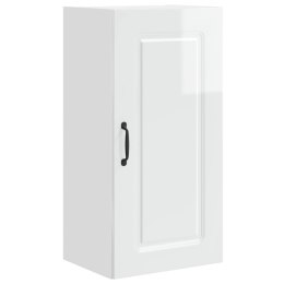 VidaXL Front do zmywarki Kalmar Wysoki połysk biały 40 x 31 x 80 cm