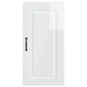 VidaXL Front do zmywarki Kalmar Wysoki połysk biały 40 x 31 x 80 cm