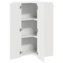VidaXL Front do zmywarki Kalmar Wysoki połysk biały 57 x 57 x 100 cm