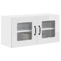 VidaXL Front do zmywarki Kalmar Wysoki połysk biały 80 x 31 x 40 cm