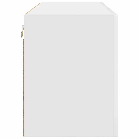 VidaXL Front do zmywarki Kalmar Wysoki połysk biały 80 x 31 x 40 cm