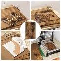 VidaXL Panele dekoracyjne 50 pcs Dąb wędzony 40 x 60 x 0.27 cm