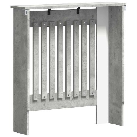 VidaXL Pokrywa Grzejnika Betonowy szary 78 x 19 x 81,5 cm