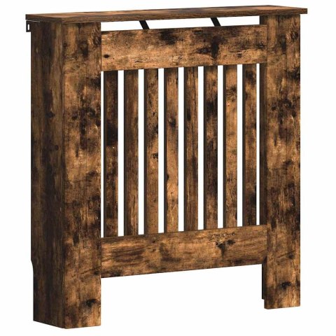 VidaXL Pokrywa Grzejnika Dąb wędzony 78 x 19 x 81,5 cm