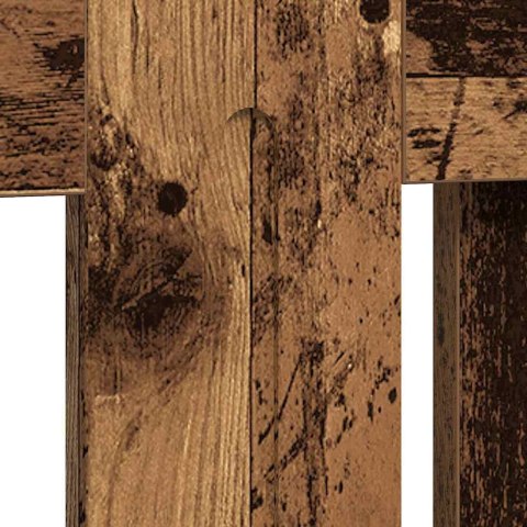 VidaXL Pokrywa Grzejnika Stare drewno 172 x 19 x 81,5 cm
