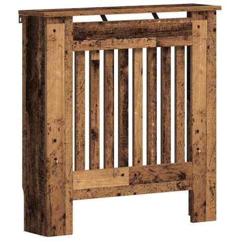 VidaXL Pokrywa Grzejnika Stare drewno 78 x 19 x 81,5 cm