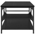 VidaXL Stolik kawowy Czarny Dąb 90 x 49 x 40 cm