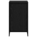 VidaXL Bufet Czarny Dąb 43 x 36 x 75,5 cm Materiał drewnopochodny