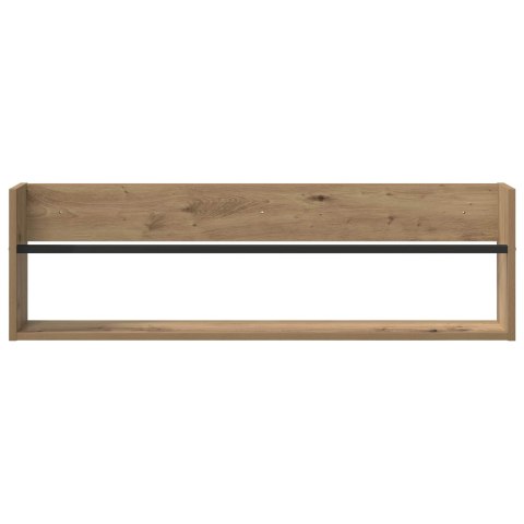 VidaXL Regał na gazety 2 pcs Dąb rzemieślniczy 100 x 12 x 30 cm