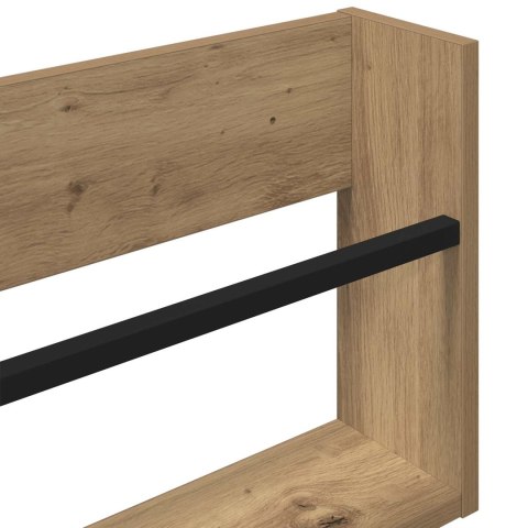 VidaXL Regał na gazety 2 pcs Dąb rzemieślniczy 100 x 12 x 30 cm