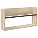 VidaXL Regał na gazety z półką 2 pcs Dąb Sonoma 60 x 12 x 30 cm
