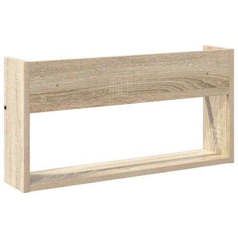 VidaXL Regał na gazety z półką 2 pcs Dąb Sonoma 60 x 12 x 30 cm