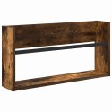 VidaXL Regał na gazety z półką 2 pcs Dąb wędzony 60 x 12 x 30 cm