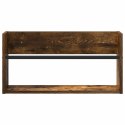 VidaXL Regał na gazety z półką 2 pcs Dąb wędzony 60 x 12 x 30 cm