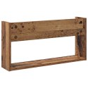 VidaXL Regał na gazety z półką 2 pcs Stare drewno 60 x 12 x 30 cm