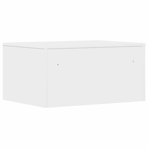 VidaXL Biurko montowane na ścianie Biały 60 x 45 x 30 cm