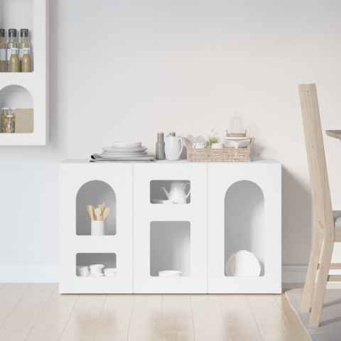 VidaXL Bufet Biały 100 x 35 x 59 cm Materiał drewnopochodny