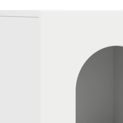 VidaXL Bufet Biały 100 x 35 x 59 cm Materiał drewnopochodny