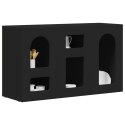 VidaXL Bufet Czarny 100 x 35 x 59 cm Materiał drewnopochodny