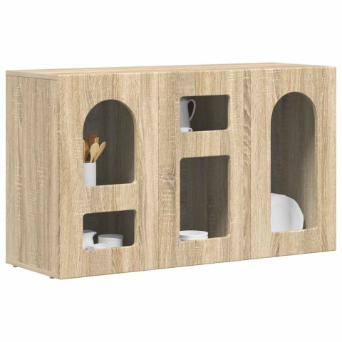 VidaXL Bufet Dąb Sonoma 100 x 35 x 59 cm Materiał drewnopochodny