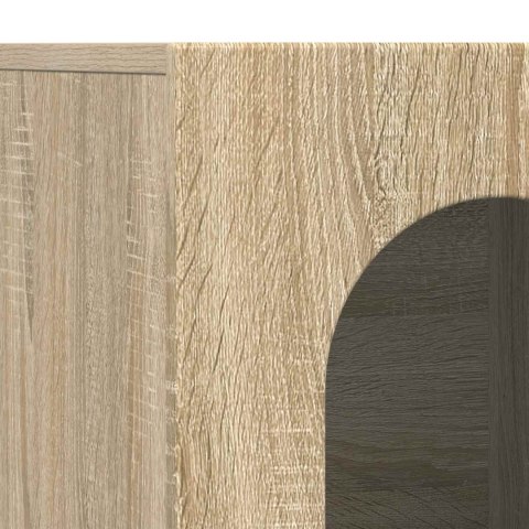 VidaXL Bufet Dąb Sonoma 100 x 35 x 59 cm Materiał drewnopochodny