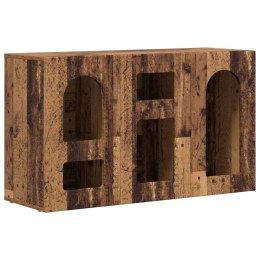 VidaXL Bufet Stare drewno 100 x 35 x 59 cm Materiał drewnopochodny
