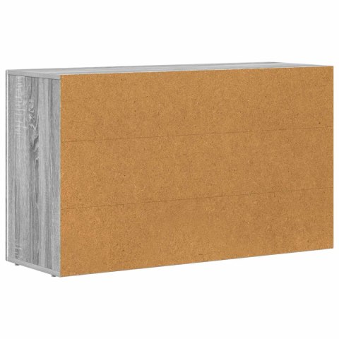 VidaXL Bufet Szary Sonoma 100 x 35 x 59 cm Materiał drewnopochodny