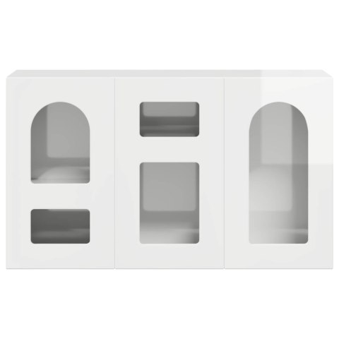 VidaXL Bufet Wysoki połysk biały 100 x 35 x 59 cm