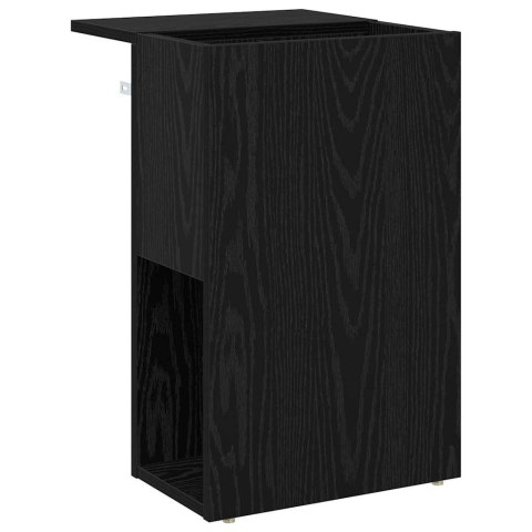 VidaXL Stolik końcowy Czarny Dąb 35 x 40 x 55 cm