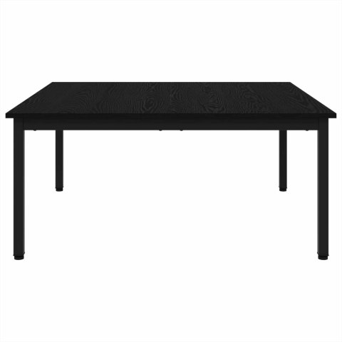 VidaXL Stolik kawowy Czarny Dąb 100 x 100 x 45 cm