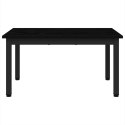 VidaXL Stolik kawowy Czarny Dąb 70 x 50 x 36 cm