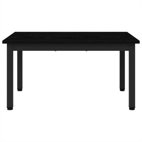 VidaXL Stolik kawowy Czarny Dąb 70 x 50 x 36 cm