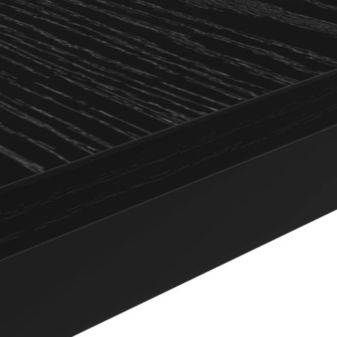 VidaXL Stolik kawowy Czarny Dąb 70 x 50 x 36 cm