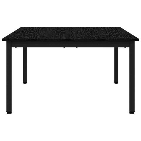 VidaXL Stolik kawowy Czarny Dąb 80 x 80 x 45 cm