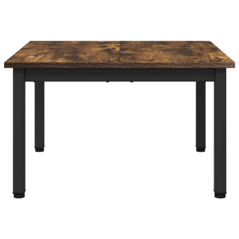 VidaXL Stolik kawowy Dąb dymny 60 x 60 x 36 cm Materiał drewnopochodny
