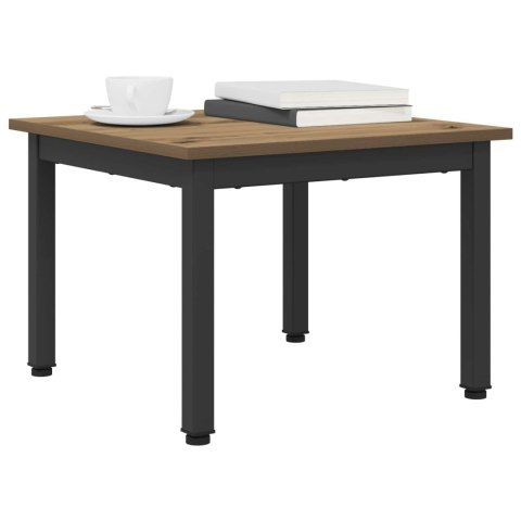 VidaXL Stolik kawowy Dąb rzemieślniczy 50 x 50 x 36 cm