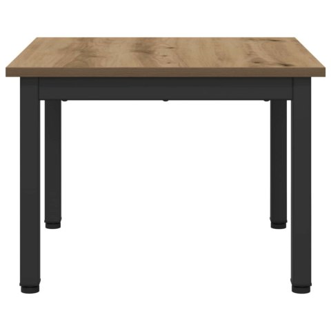 VidaXL Stolik kawowy Dąb rzemieślniczy 50 x 50 x 36 cm