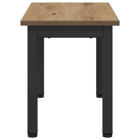 VidaXL Stolik kawowy Dąb rzemieślniczy 60 x 30 x 36 cm