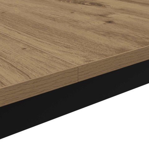 VidaXL Stolik kawowy Dąb rzemieślniczy 60 x 60 x 36 cm