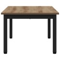 VidaXL Stolik kawowy Dąb rzemieślniczy 70 x 50 x 36 cm