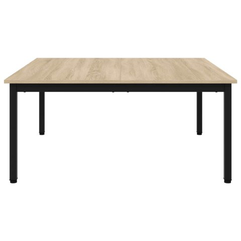 VidaXL Stolik kawowy Sonoma 100 x 100 x 45 cm Materiał drewnopochodny