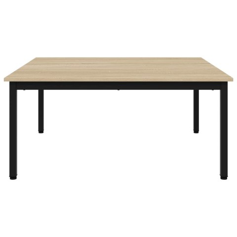 VidaXL Stolik kawowy Sonoma 100 x 100 x 45 cm Materiał drewnopochodny