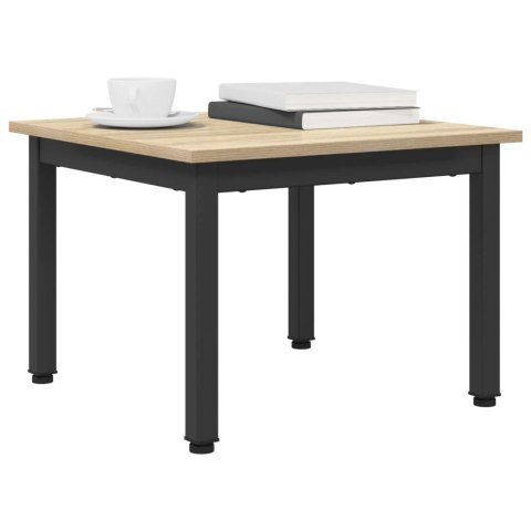 VidaXL Stolik kawowy Sonoma 50 x 50 x 36 cm Materiał drewnopochodny