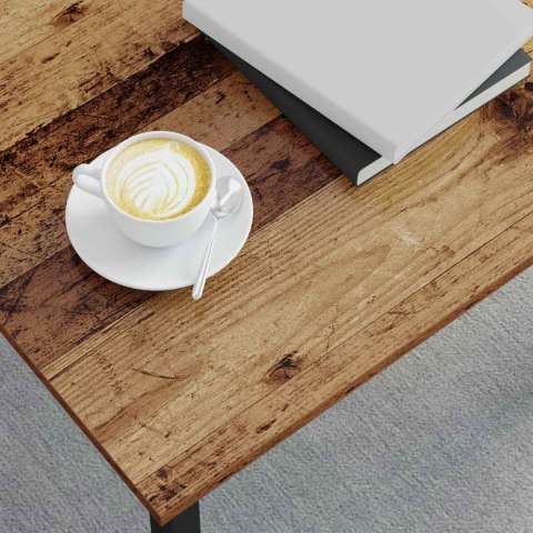 VidaXL Stolik kawowy Stare drewno 50 x 50 x 36 cm