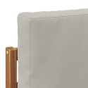 VidaXL Sofa końcowa na zewnątrz z poduszką Naturalny 91 x 63 x 73 cm