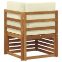 VidaXL Sofa narożna na zewnątrz Lite Drewno Akacji Naturalny