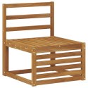 VidaXL Środkowa sofa ogrodowa Lite Drewno Akacji Naturalny