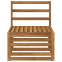 VidaXL Środkowa sofa ogrodowa Lite Drewno Akacji Naturalny